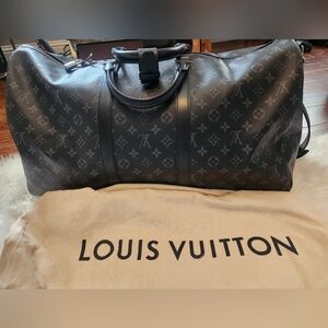 Louis Vuittin Eclipse 55 Keepall *Free Labubu.